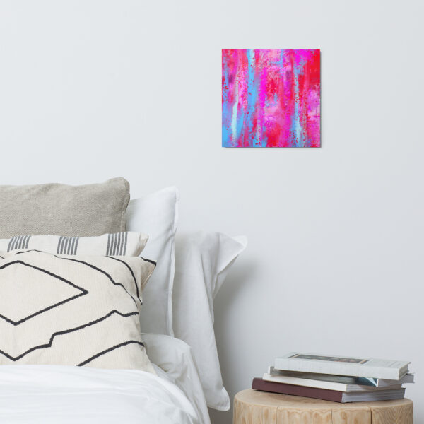 Metal print. Happiness in Pink - Image 3