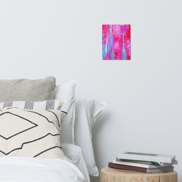 Metal print. Happiness in Pink - Image 2