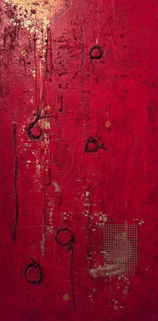 Mixed Media on 16 x 30 Canvas