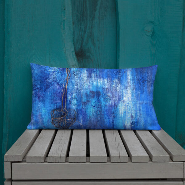 Premium Art Pillow. Artwork Blue June by Krystman - Image 9
