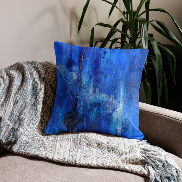 Art Pillow Case. Blue June