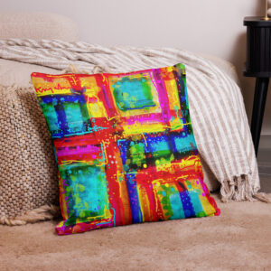 Premium Art Pillow Case. Summer Symphony