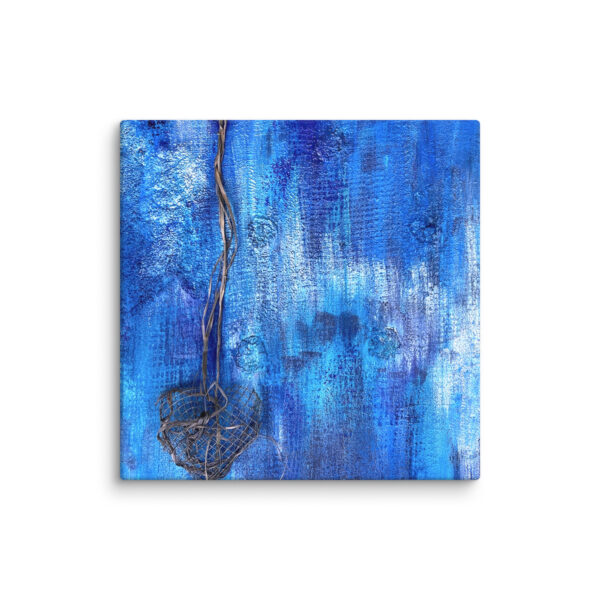 Art Print on Canvas. Blue June - Image 2