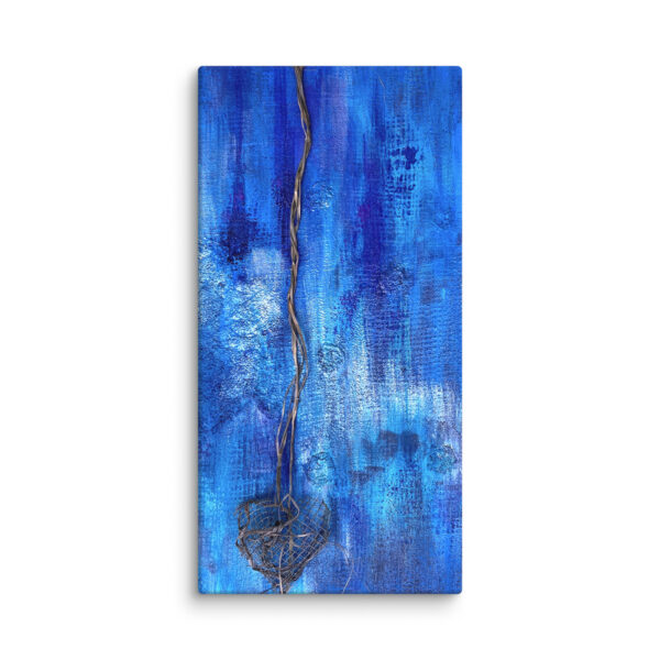 Art Print on Canvas. Blue June - Image 3