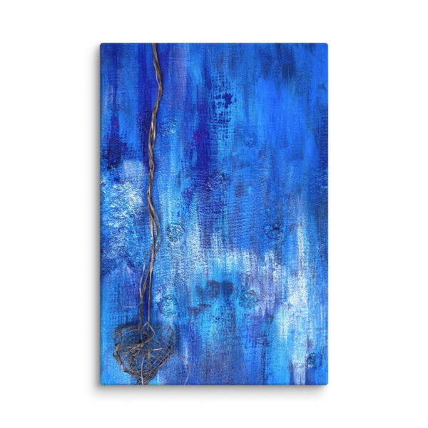 Art Print on Canvas. Blue June - Image 4