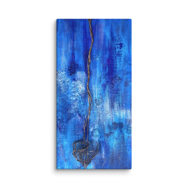 Art Print on Canvas. Blue June - Image 5