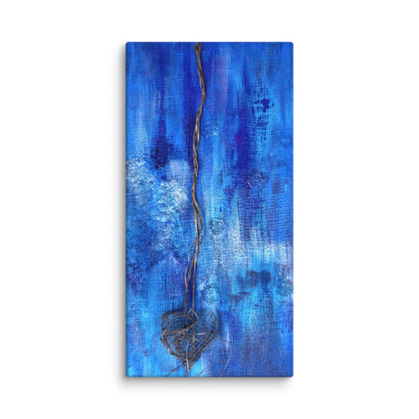 Art Print on Canvas. Blue June - Image 9