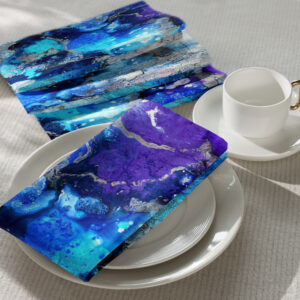 Dining with Art Happiness is a Bubble Napkin Collection