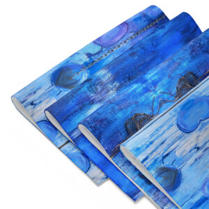 Placemat Set. Blue June