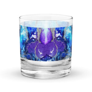 Drinking rocks glass. Bubbless