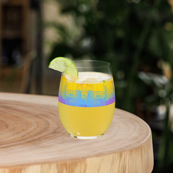 Stemless wine glass. Summer Memories - Image 2