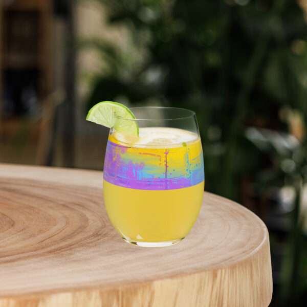 Stemless wine glass. Summer Memories - Image 3