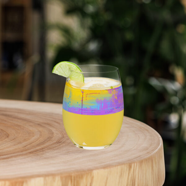 Stemless wine glass. Summer Memories - Image 4