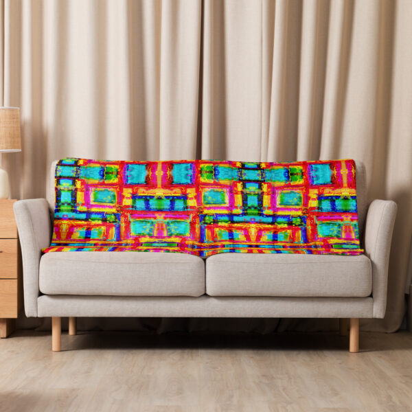 Sherpa blanket. Summer Symphony
