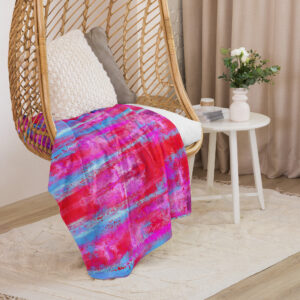 Sherpa blanket. Pink Dreams