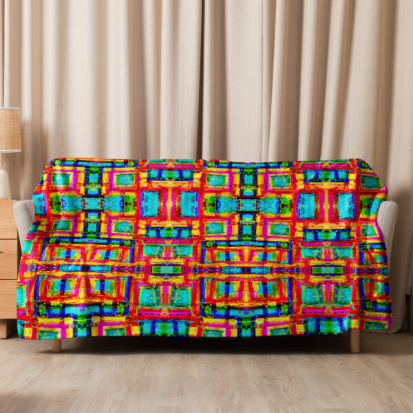 Sherpa blanket. Summer Symphony - Image 3