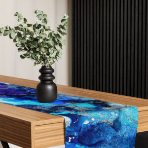 Limited Edition Table Art Happiness is a Bubble Table runner